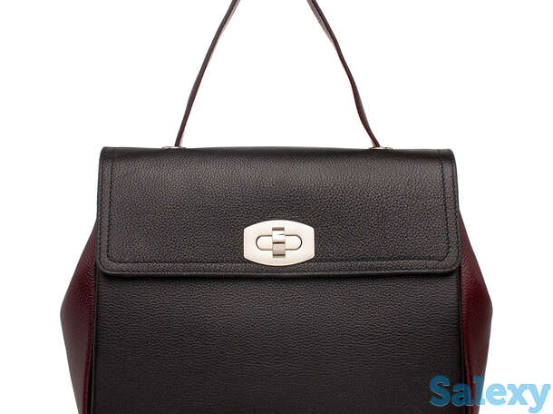 Женская сумка astrey black/burgundy, фотография 1