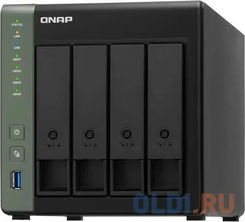 Схд настольное исполнение 4bay no hdd ts-431kx-2g qnap, фотография 1