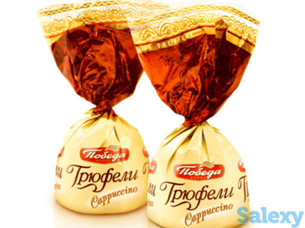 Трюфели шоколадные капучино с кусочками печенья, фотография 1