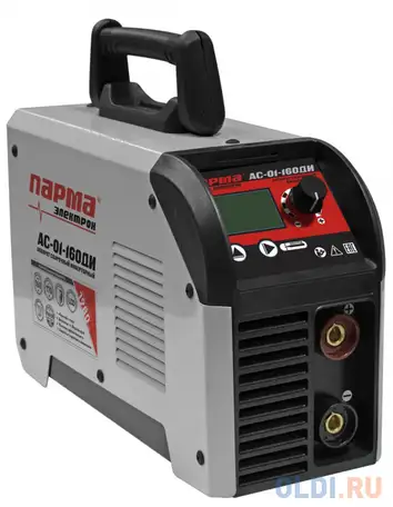 Сварочный аппарат парма ас-01-160ди инвертор mma dc/tig dc 6.2квт, фотография 1