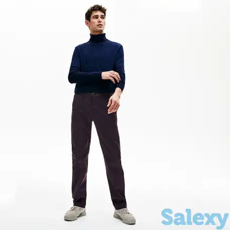 Мужские брюки lacoste из эластичного хлопка, фотография 1