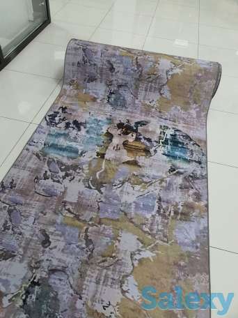 Тренд ковровая дорожка с красками, коврик метражом 120см, фотография 6