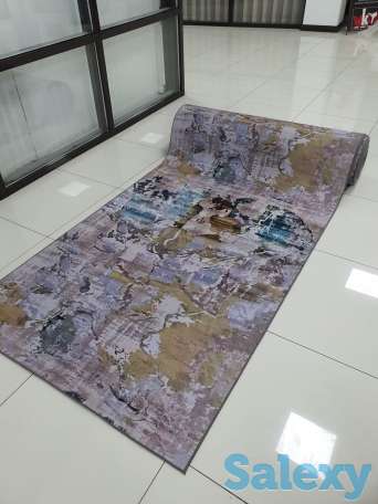 Тренд ковровая дорожка с красками, коврик метражом 120см, фотография 1