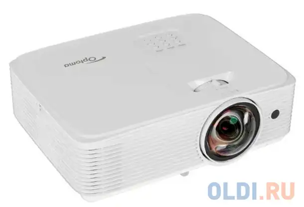 Проектор optoma optoma w319st 1280x800 4000 лм 25000:1 белый, фотография 1