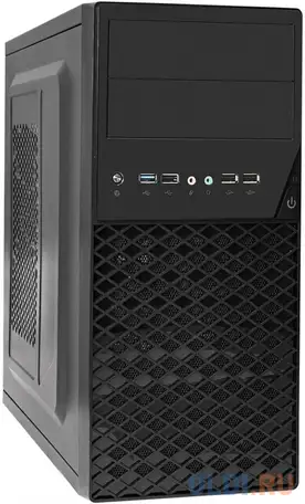 Корпус microatx exegate ba-203u 500 вт чёрный, фотография 1