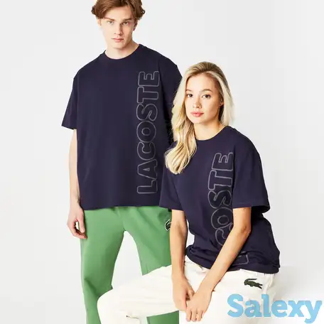 Футболка lacoste свободной посадки unisex, фотография 1