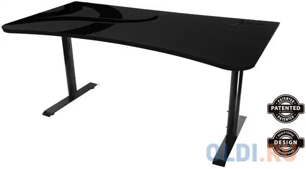 Стол для компьютера arozzi arena gaming desk - dark grey, фотография 1