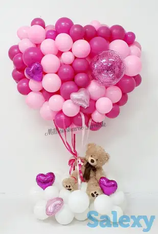 Гелиевые шары, фотозоны, оформление праздников, фотография 3