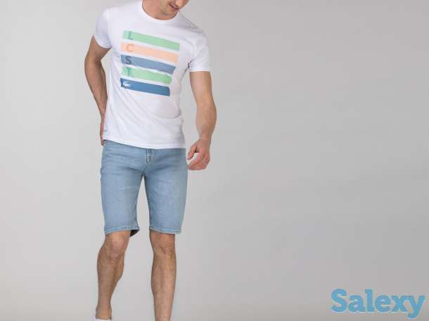 Мужские джинсовые шорты lacoste, фотография 1