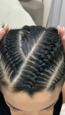 Плетение косичек, афро, фигурные, колоски, фотография 1