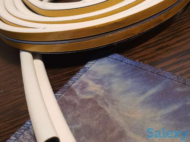 Уплотнитель для окон самоклеящийся Р профиль 6 метров, фотография 2