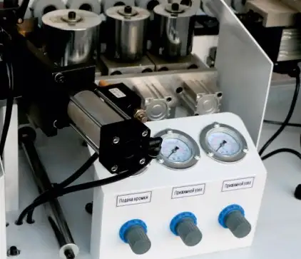 Кромкооблицовочный станок автоматический с прифуговкой DM 400 F, фотография 6