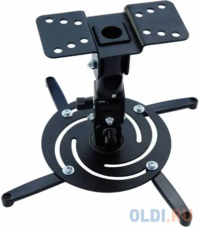 Кронштейн для проектора cactus cs-vm-pr04-bk черный макс.10кг настенный и потолочный поворот, фотография 1