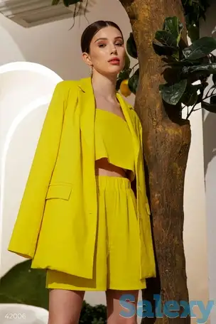 Яркий льняной жакет, фотография 1