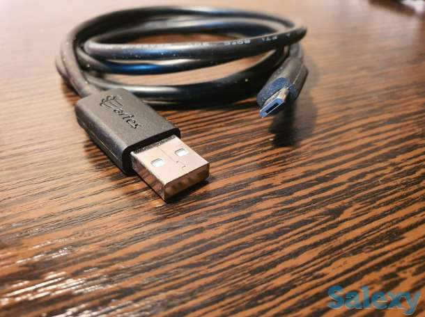Кабель интерфейсный для Micro USB Usams зарядка, Black шнур на Samsung Xiaomi Android, фотография 1