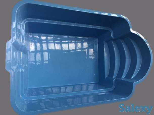 Композитный стеклопластиковый бассейн софия 5х3х1,6 м, фотография 2