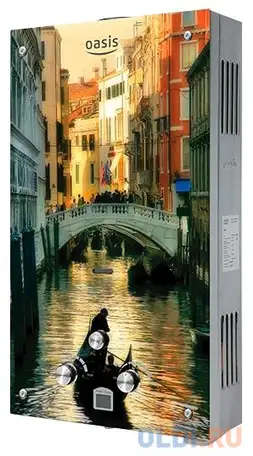 Водонагреватель газовый oasis glass 20 tg 20000 вт, фотография 1