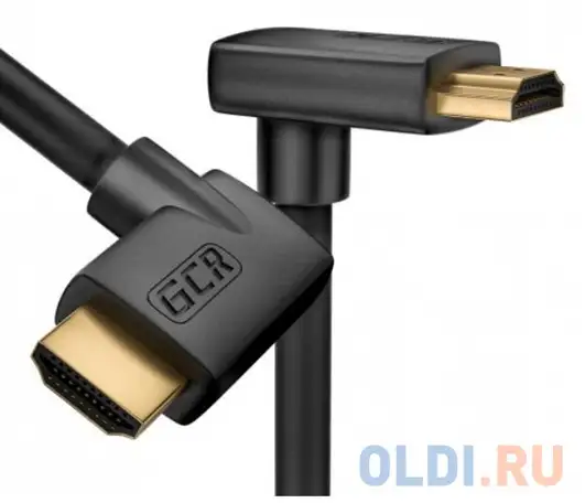 Gcr кабель 2.0m hdmi 2.0, m правый угол /m верхний угол,, фотография 1