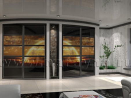 Радиусные шкафы купе и комнатные перегородки, фотография 2