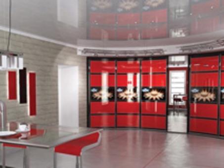 Радиусные шкафы купе и комнатные перегородки, фотография 3