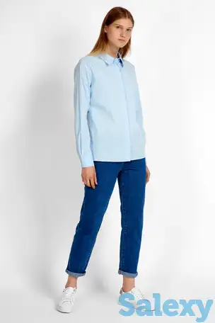 Джинсы  зауженные к низу со средней посадкой vassa&co, фотография 1