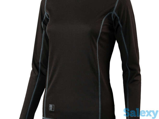 Термобелье майка сивера комфорт 3.0 с длинными рукавами женская черная, фотография 1