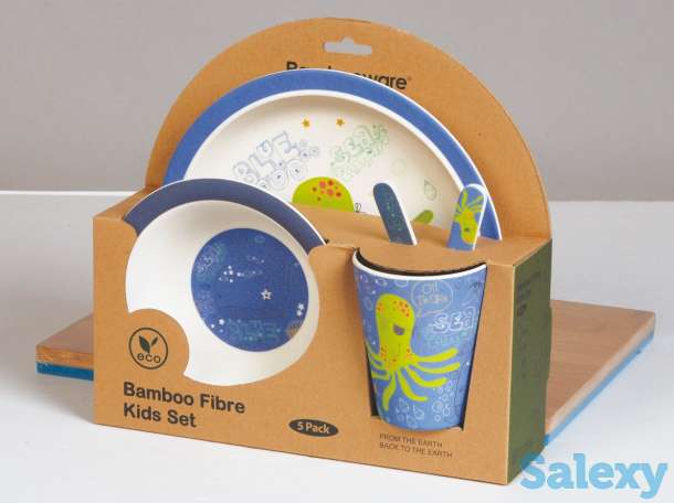 Детская посуда из бамбука, фотография 1