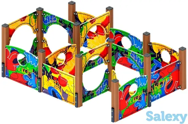 Лабиринт кубик 3 (граффити) мф 20.01.03-10, фотография 1