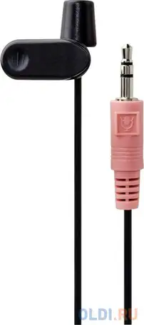 Микрофон проводной hama 00139901 2м черный, фотография 1