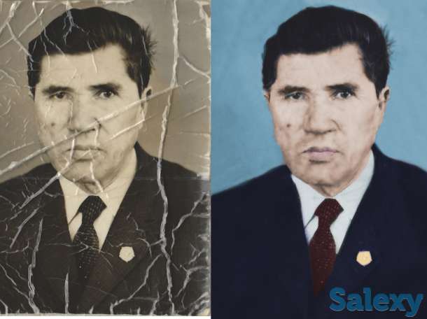 Реставрация старых фотографий в Атырау, фотография 2