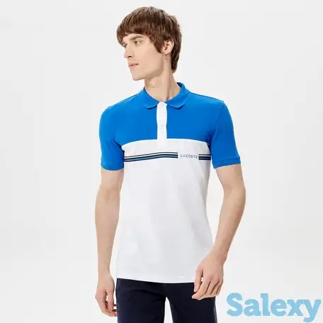 Мужское поло lacoste slim fit, фотография 1