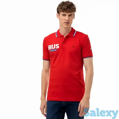 Мужское поло lacoste slim fit, фотография 1