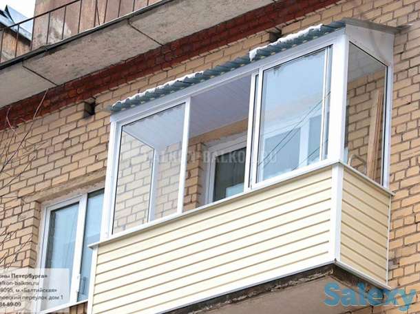 Установка (монтаж) козырька над балконом последнего этажа в Алматы, Алматы, фотография 1