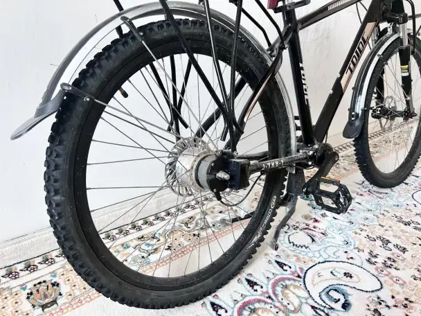 Карданный велосипед без цепи внутренняя коробка передач 7 скоростей, фотография 4