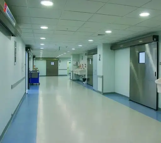 Медицинский линолеум, гомогенное напольное покрытие для чистых и промышленных помещений. Коммерческий линолеум КМ2, фотография 6