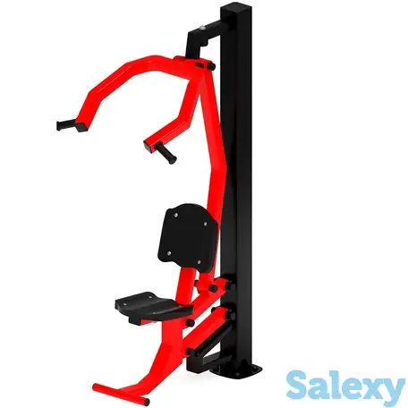 Тяга верхняя (красный) - уличный тренажер - ст 007-11, фотография 2