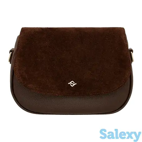 Женская сумка lauren brown suede, фотография 1