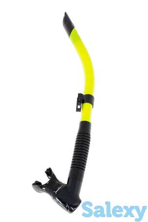 Трубка marlin flash (прямая гофра) black/yellow, фотография 1