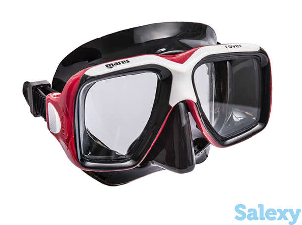 Маска для плавания mares rover, для взрослых - ц.об.прозрачный, ц.р.сине-белый, фотография 1