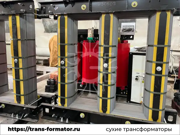Трансформатор сухой Тсл 2000 6 0,4 ip00 dyн-11 al с литой изоляцией, фотография 4