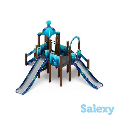 Детский игровой комплекс «морской» дик 2.17.04-01 h=900 h=1200 h=1500, фотография 1