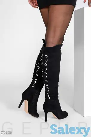 Сапоги со шнуровкой, фотография 1