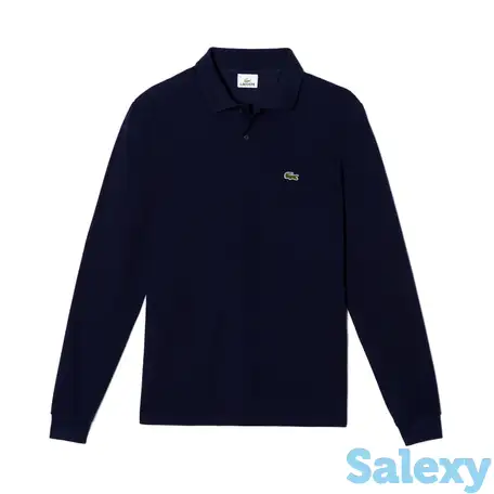 Мужское поло lacoste l.12.21 classic fit с длинным рукавом, фотография 1
