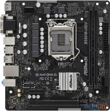 Материнская плата asrock b560m-hdv r3.0, фотография 1