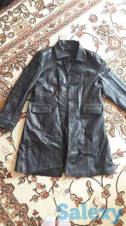 Продам женский кожаный плащ, фотография 1