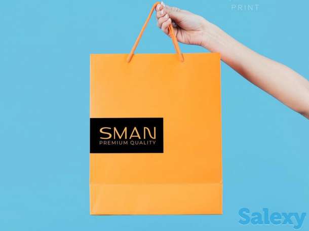 Пакеты с нанесением ваших брендовых надписей и логотипов., фотография 2