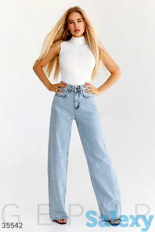 Свободные джинсовые брюки gepur, фотография 1