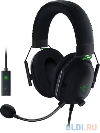 Игровая гарнитура проводная razer blackshark v2 headset черный, фотография 1