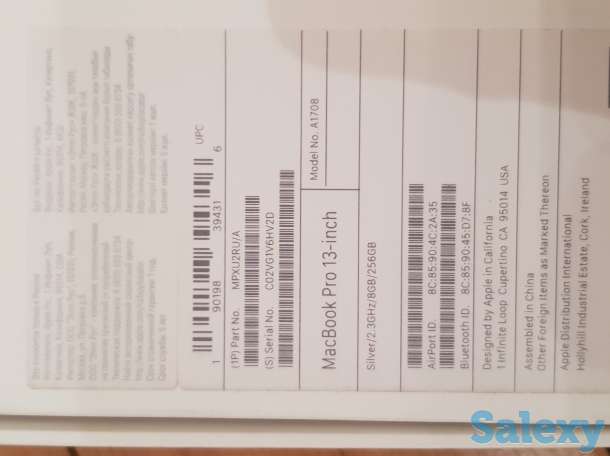 NoteBook Apple MacBook Pro 13 Retina 2017 MPXU2, фотография 6