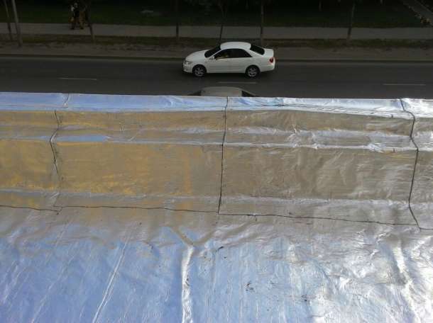 Ремонт  крыши материал  ризолин, фотография 2